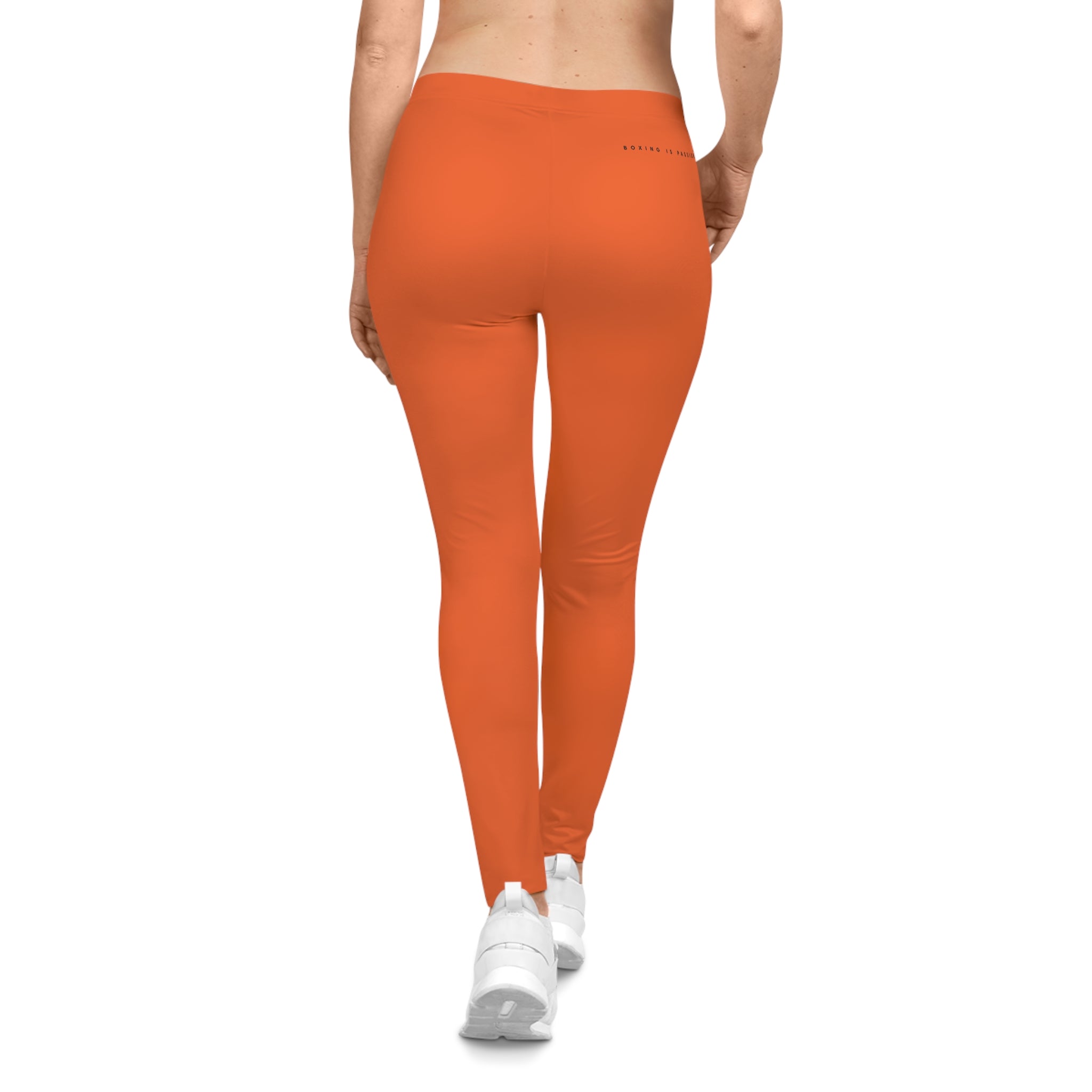 Boxing is Passion™ Orange Women's Casual Leggings