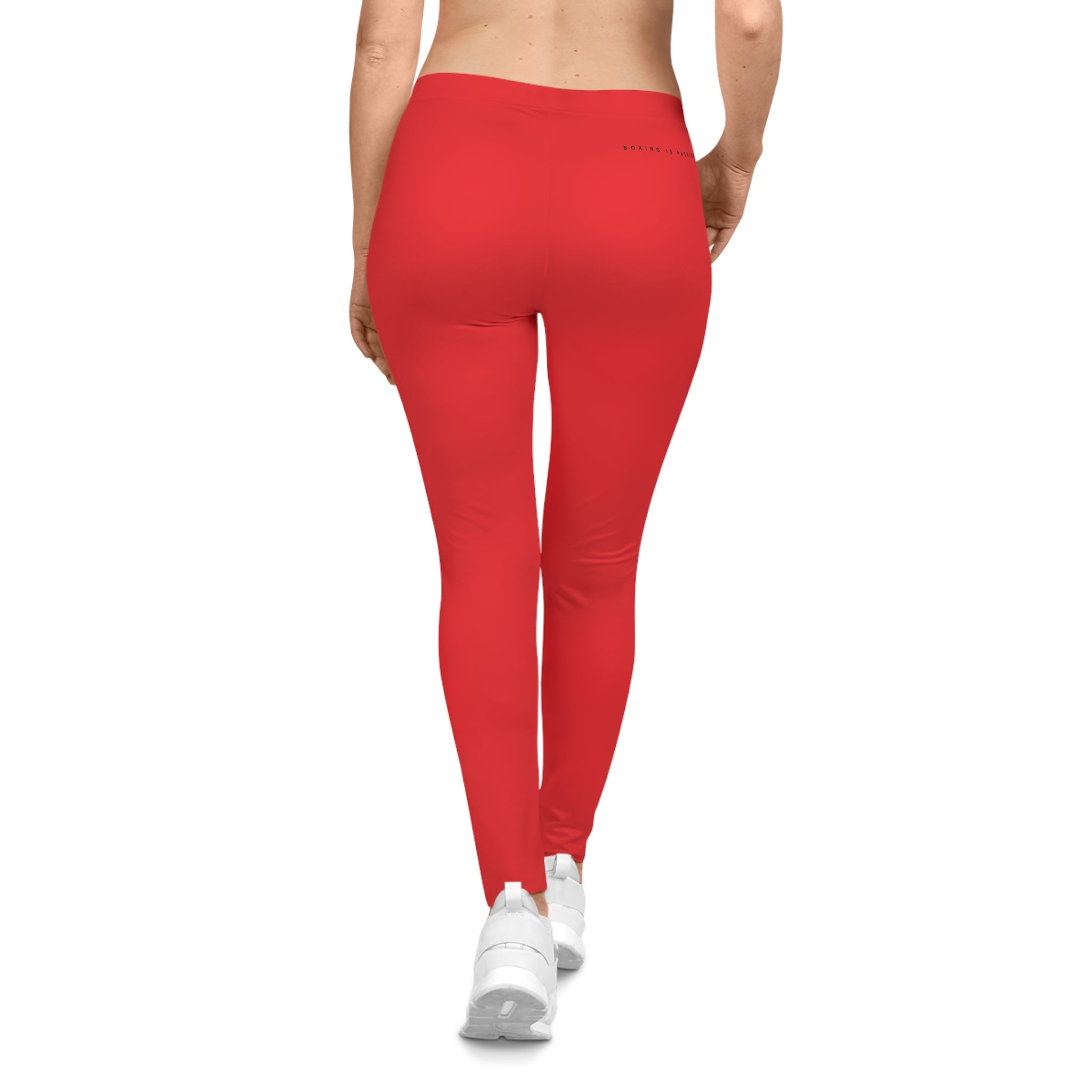 Boxing is Passion™ Red Women's Casual Leggings