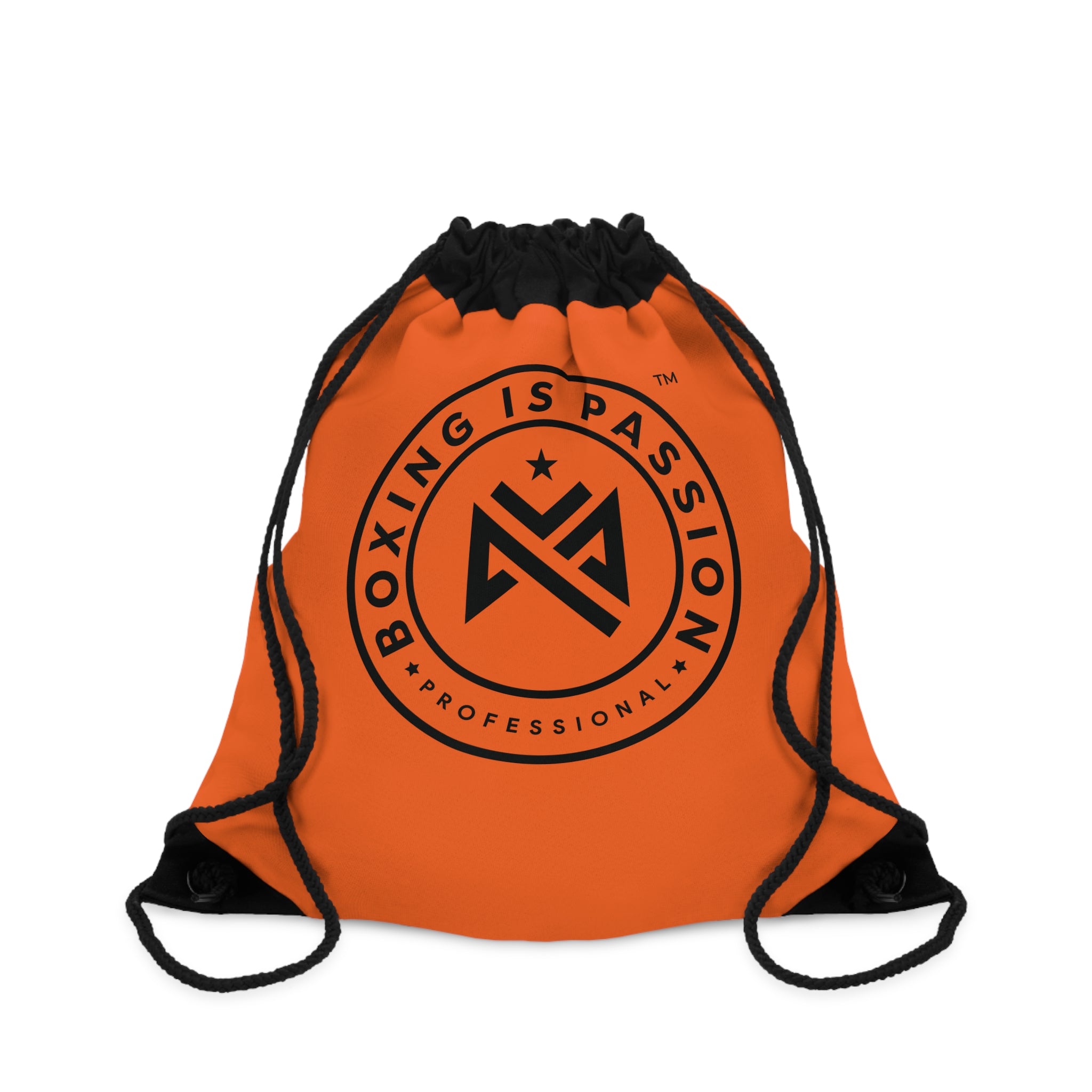 Boxing is Passion™ Orange Drawstring Bag