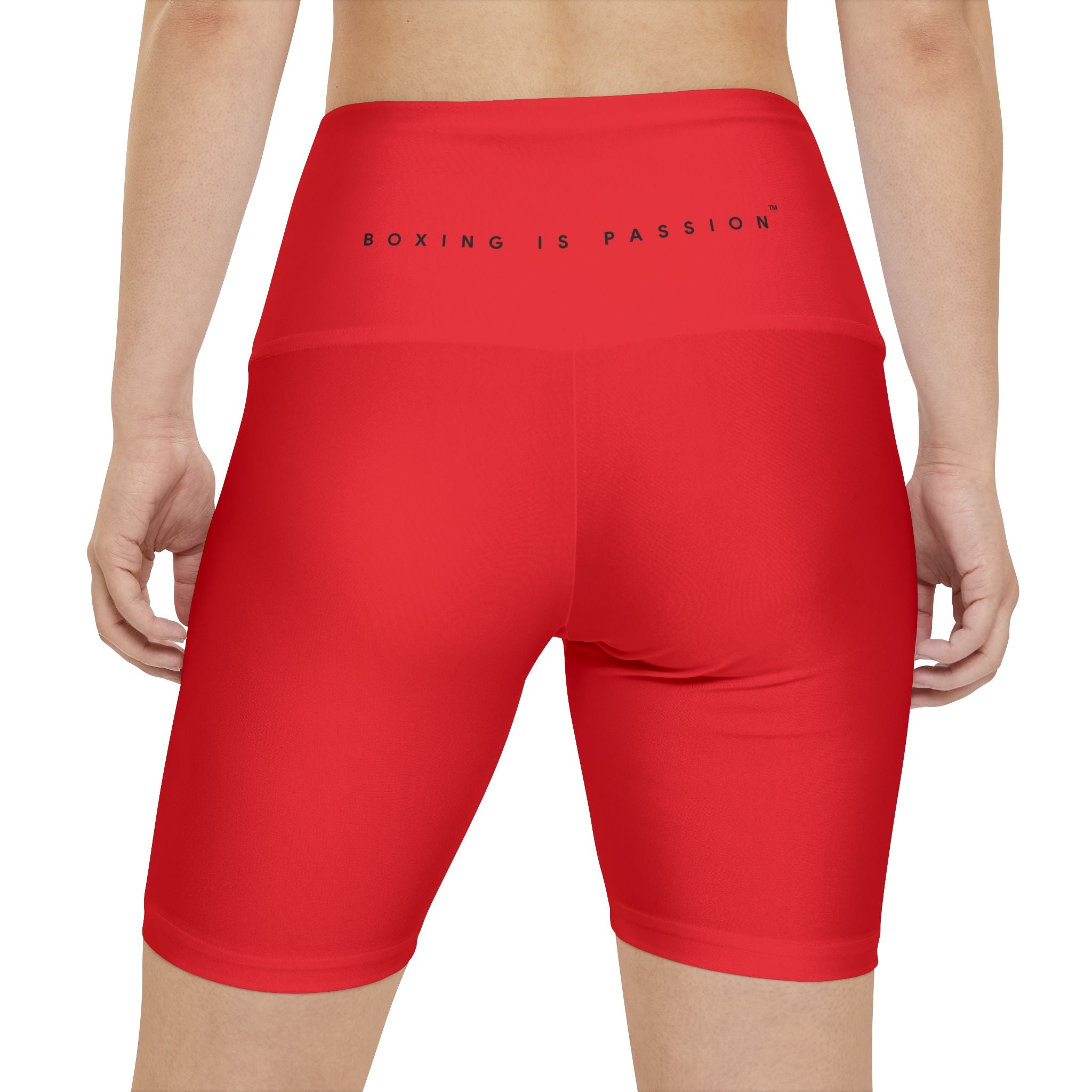 Boxing is Passion™ Red Women's Workout Shorts