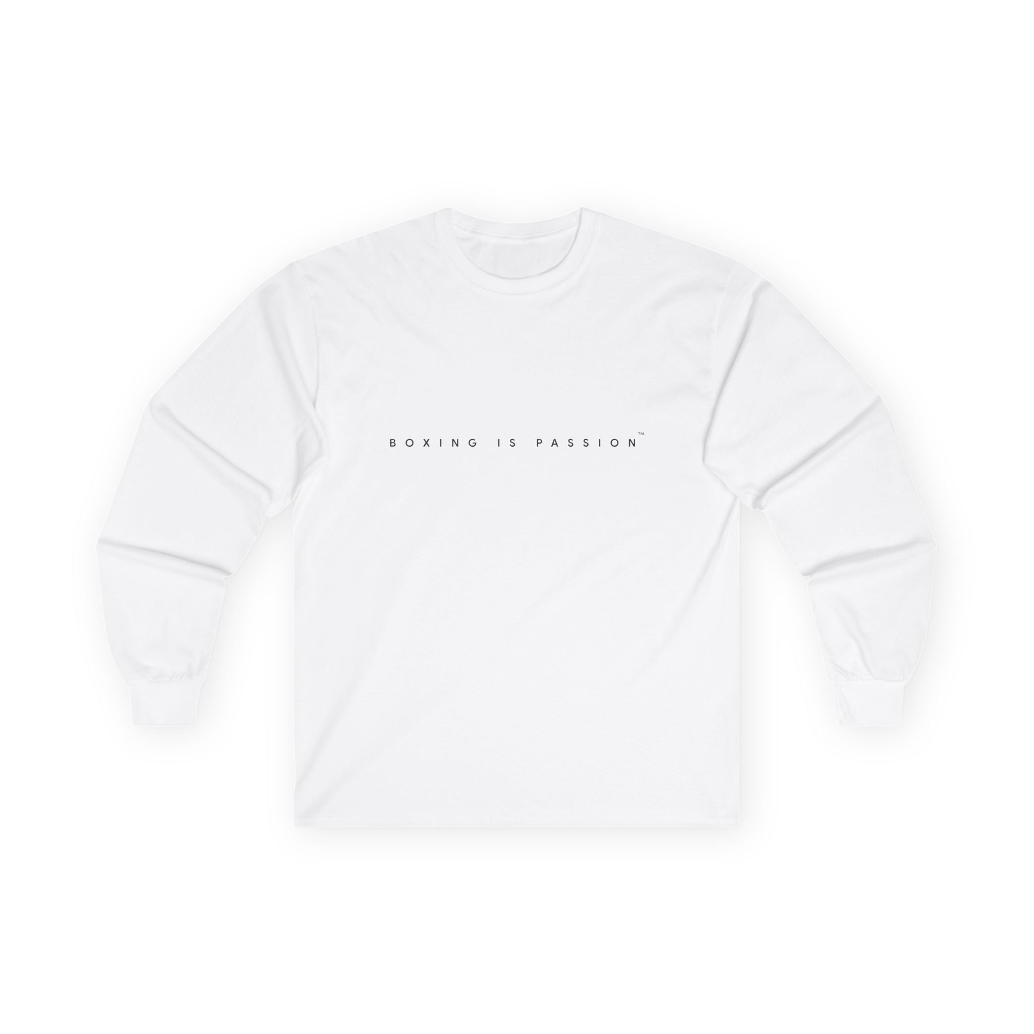 Boxing is Passion™ Unisex Ultra Cotton Long Sleeve Tee (minimalistic back)