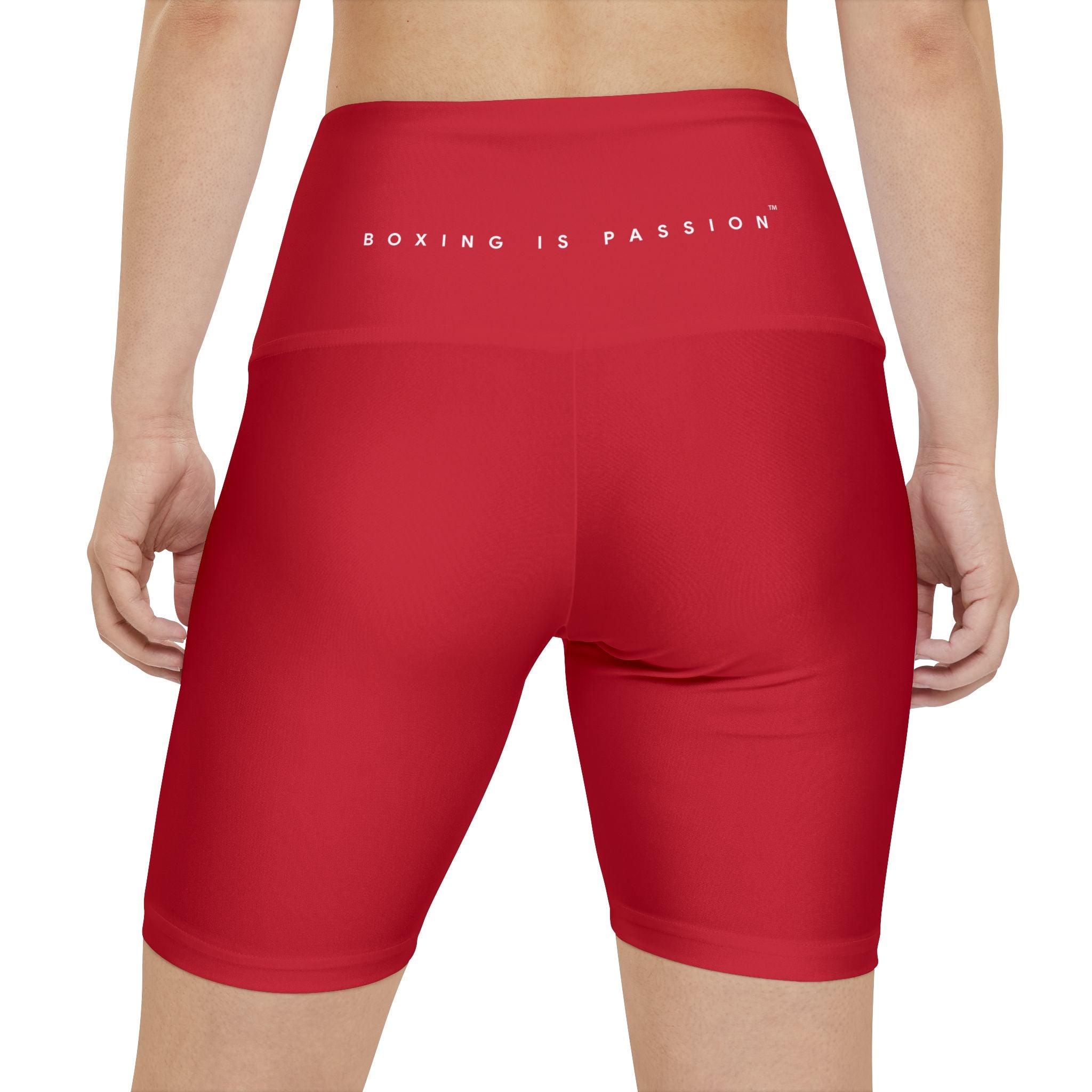 Boxing is Passion™ Dark Red Women's Workout Shorts