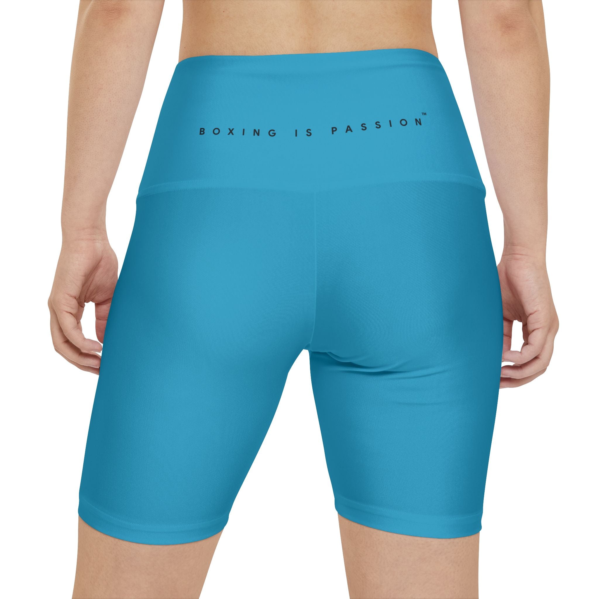 Boxing is Passion™ Turquoise Women's Workout Shorts