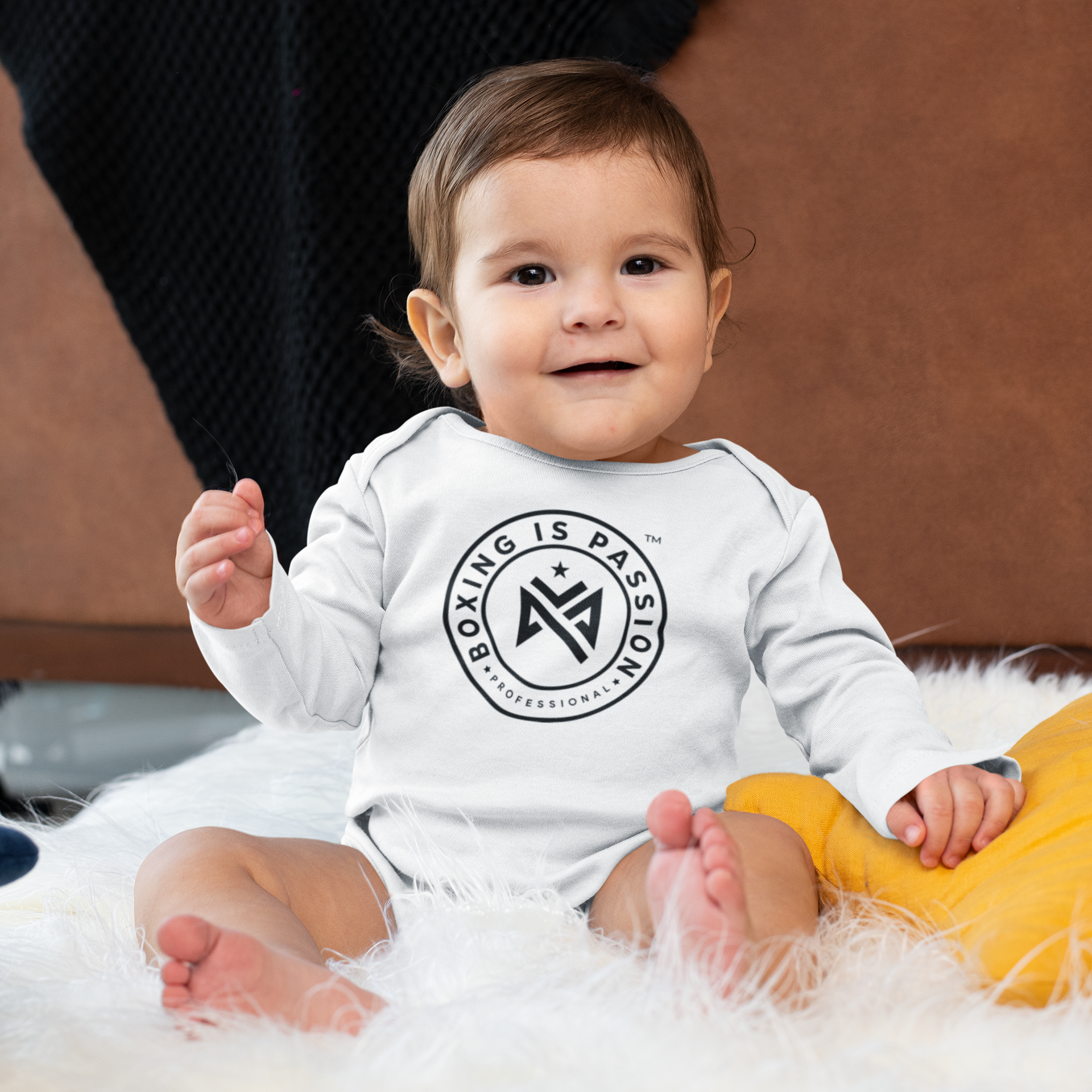 Boxing is Passion™ Infant Long Sleeve Bodysuit