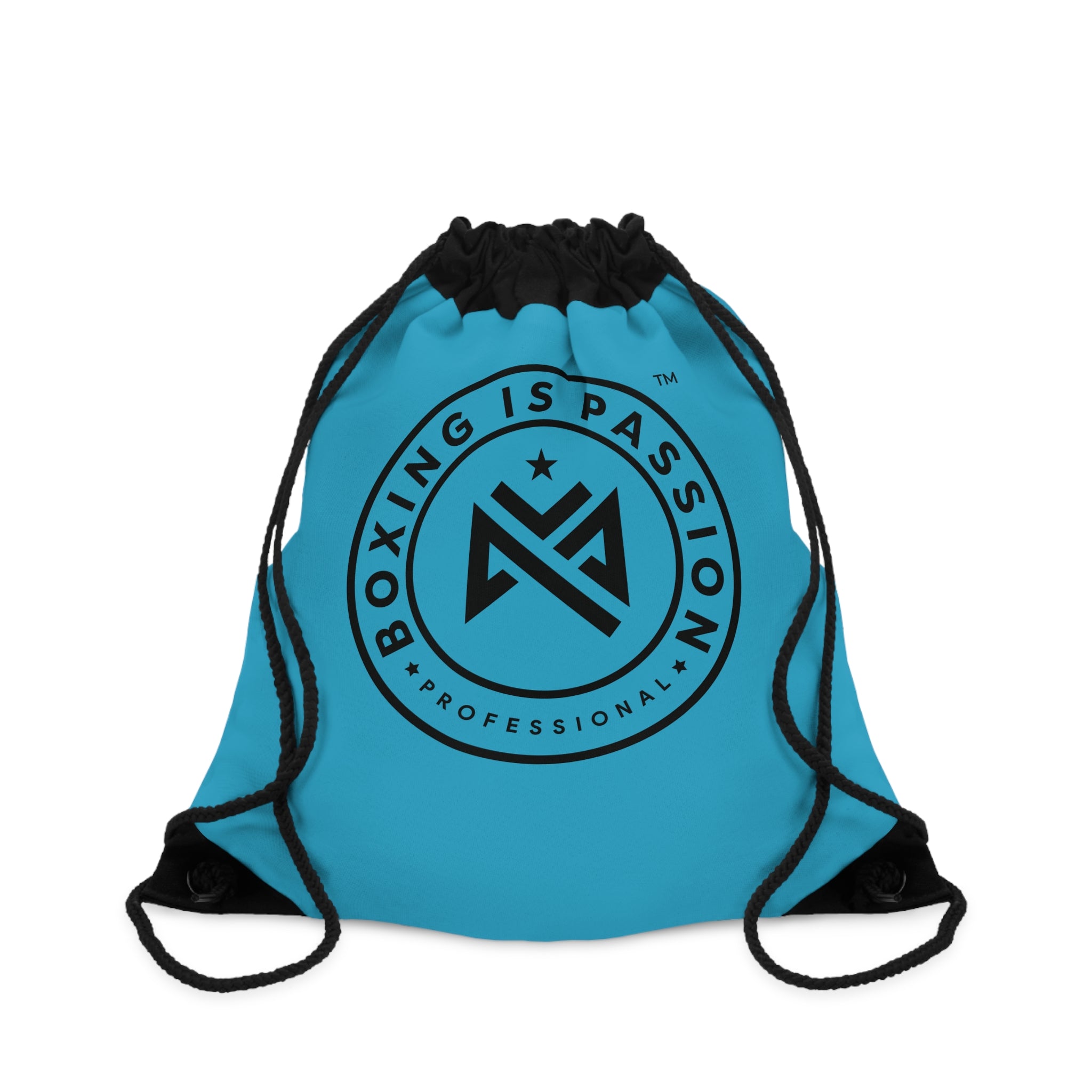 Boxing is Passion™ Turquoise Drawstring Bag