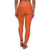 Boxing is Passion™ Orange High Waisted Yoga Leggings