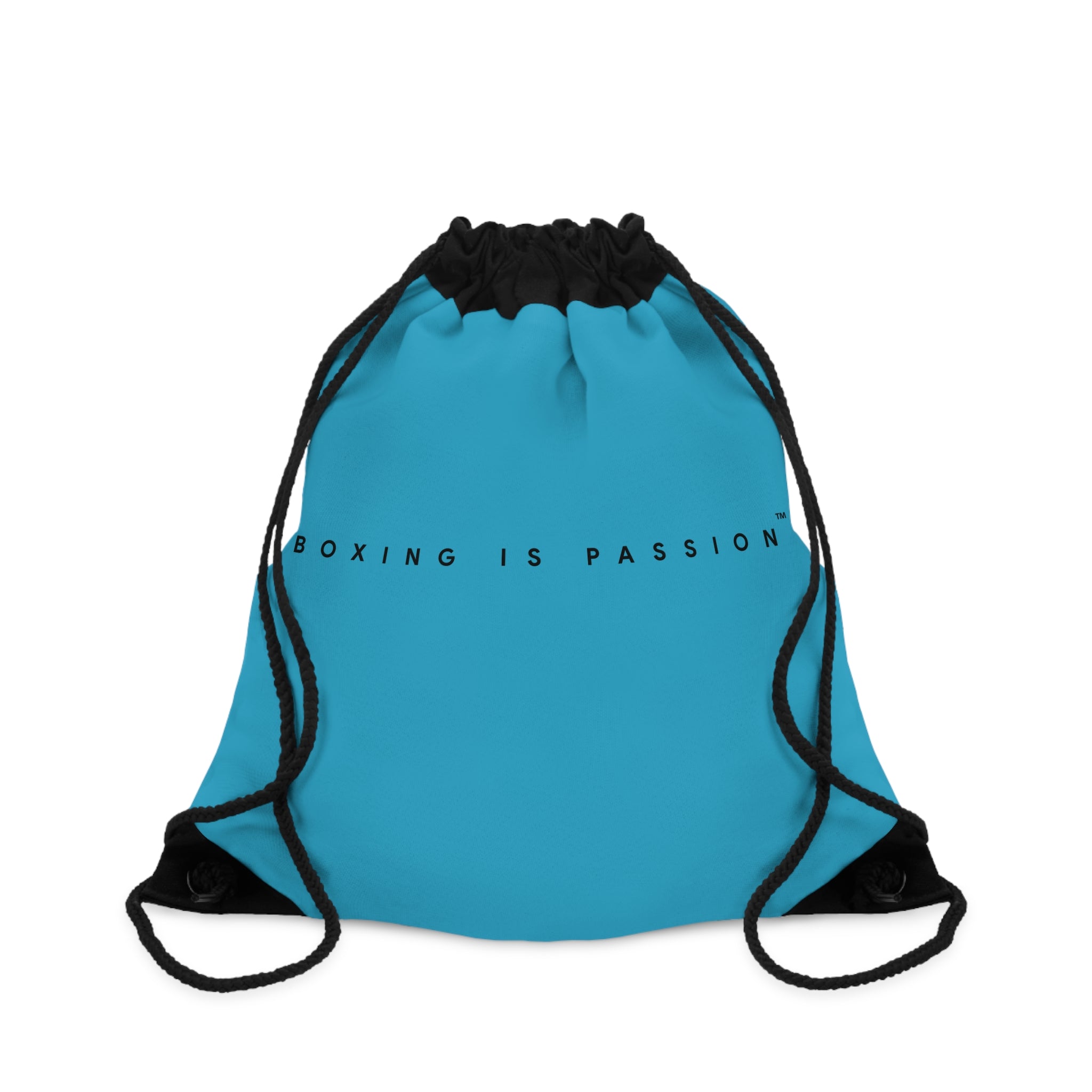 Boxing is Passion™ Turquoise Drawstring Bag (minimalistic)