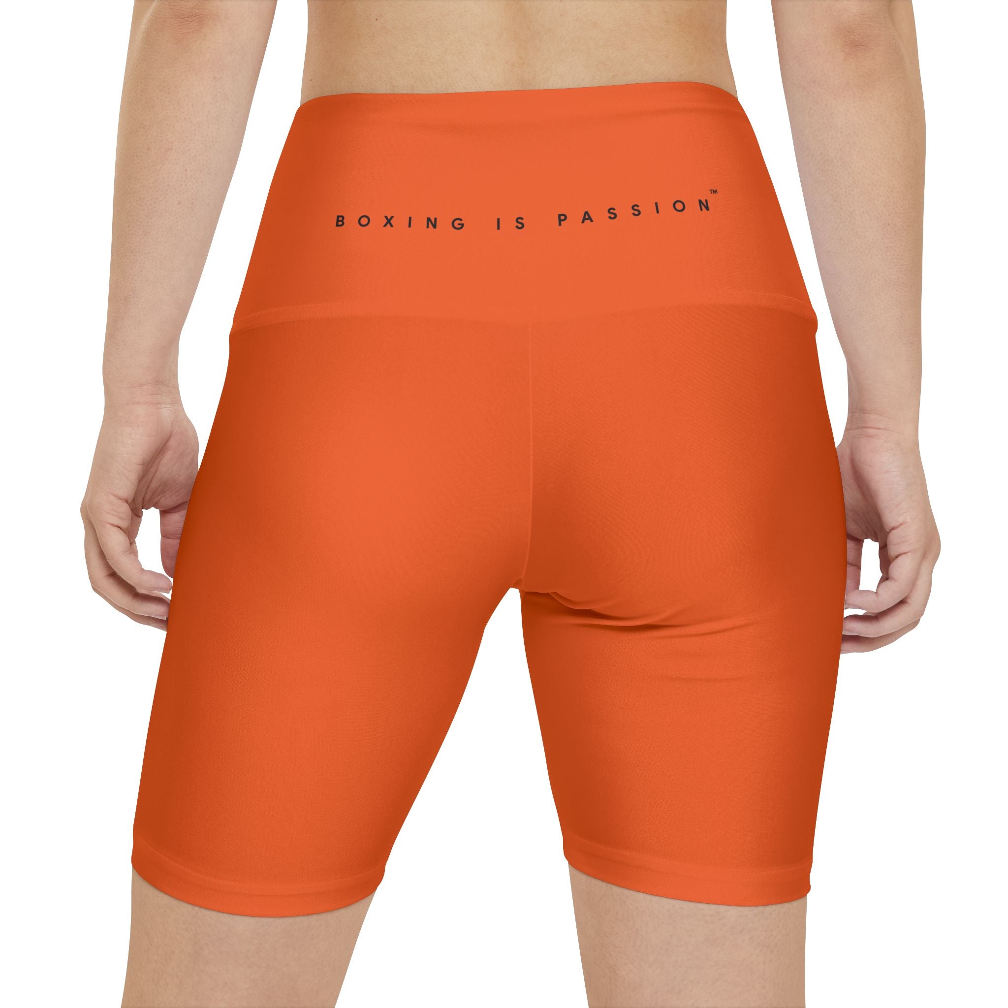 Boxing is Passion™ Orange Women's Workout Shorts