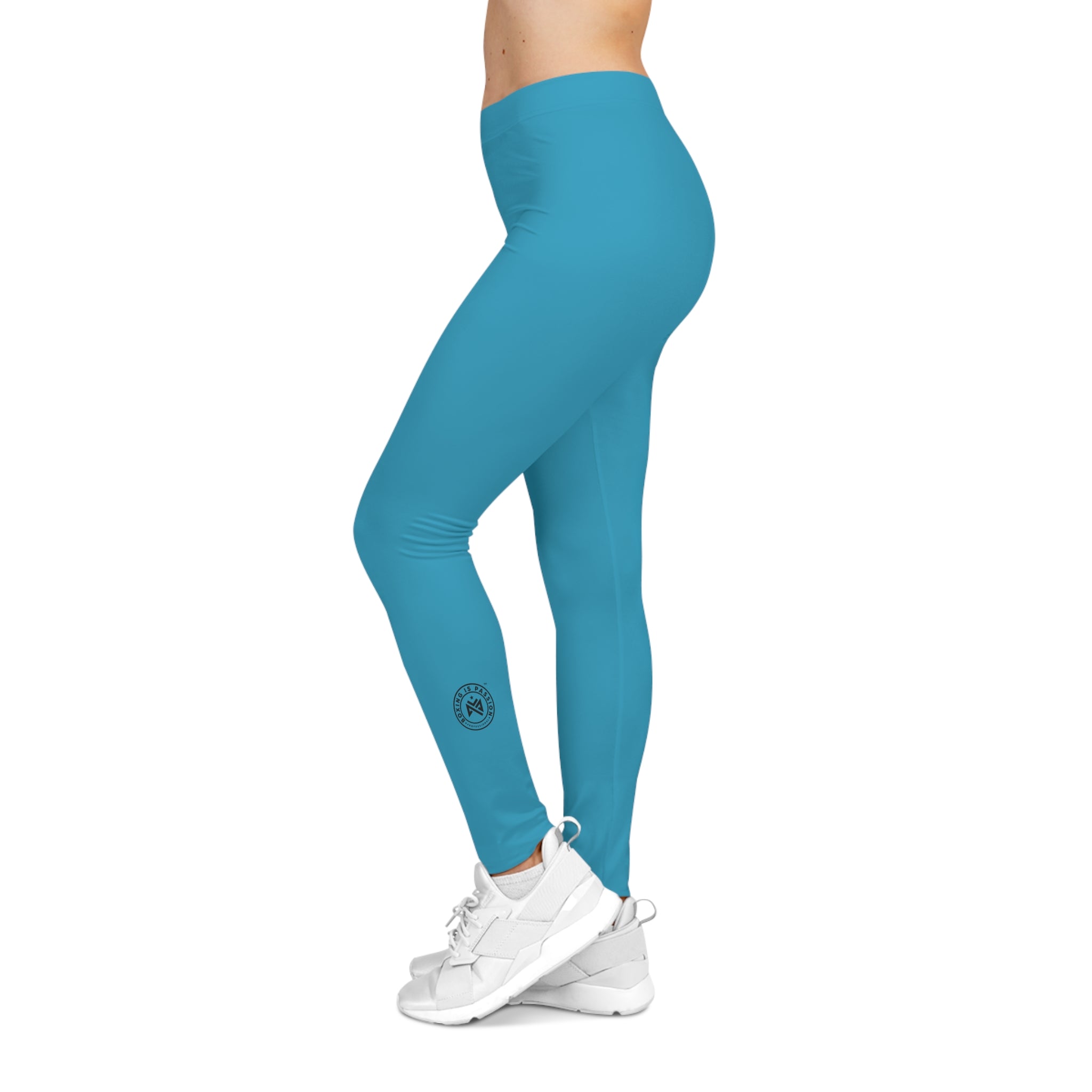 Boxing is Passion™ Turquoise Women's Casual Leggings