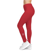 Boxing is Passion™ Dark Red Women's Casual Leggings