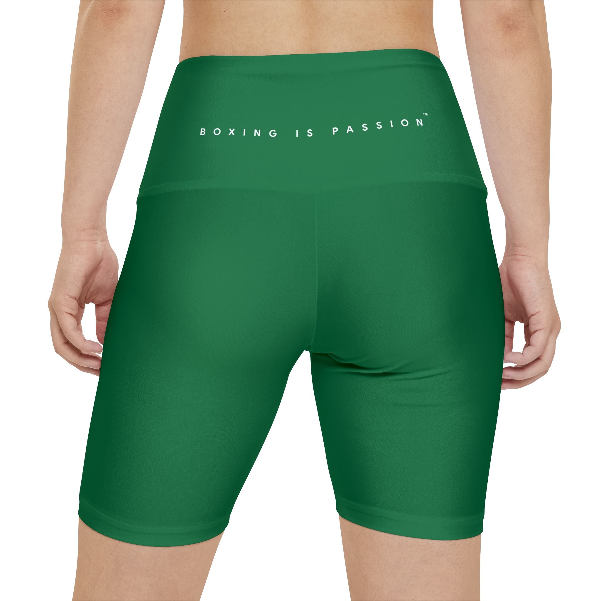 Boxing is Passion™ Dark Green Women's Workout Shorts