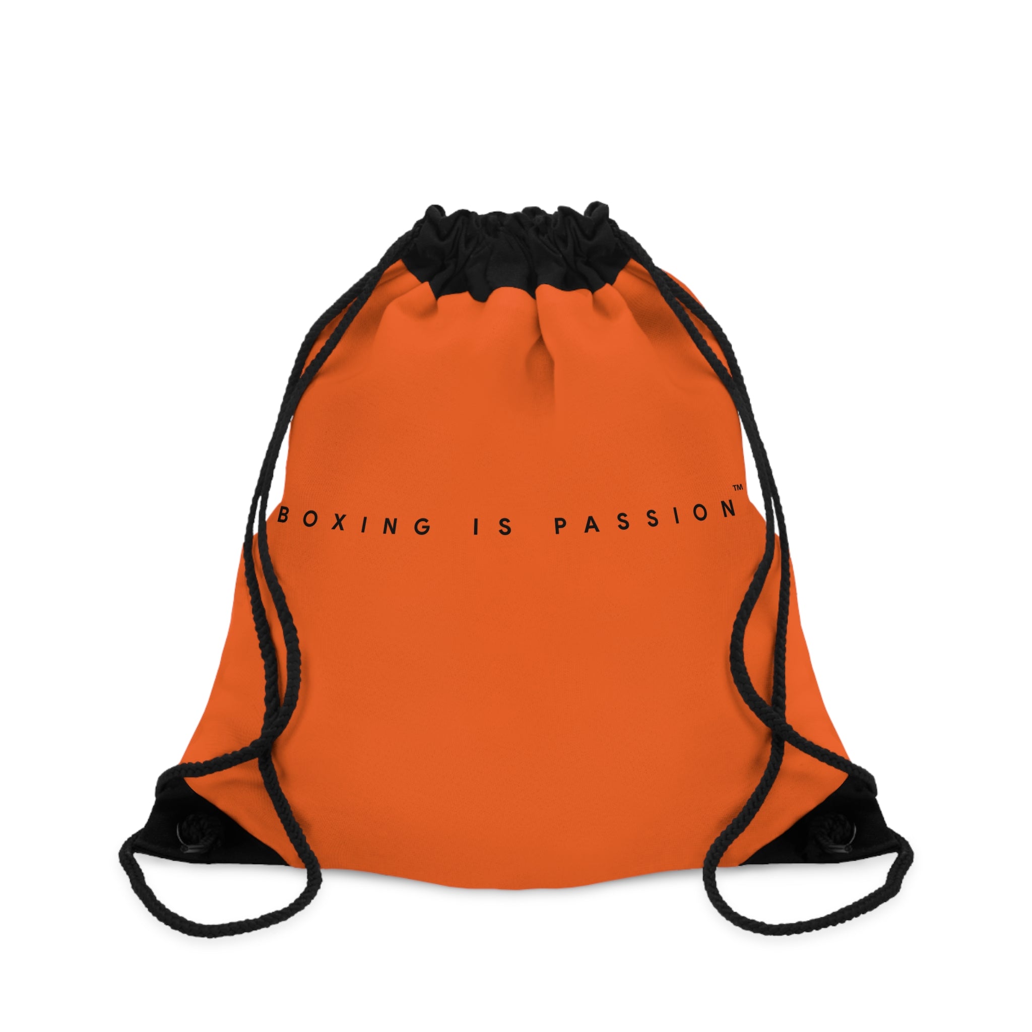 Boxing is Passion™ Orange Drawstring Bag (minimalistic)