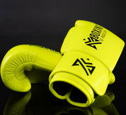 Boxing is Passion™ Velcro Neon Green Training Boxing Gloves