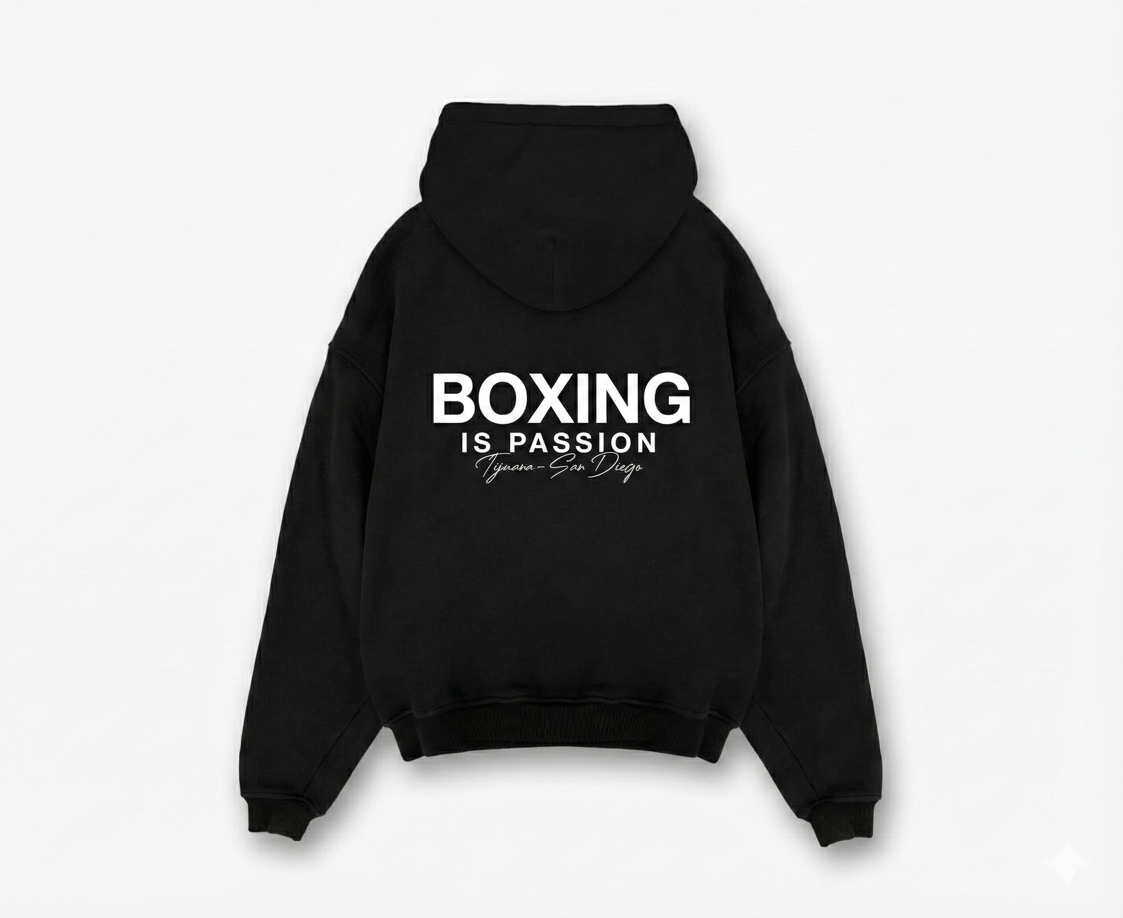 Women's Boxing is Passion Unisex premium mid-weight Black Hoodie