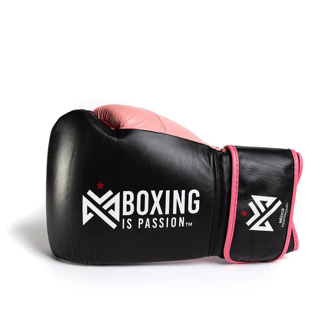 Boxing is Passion Pink SV2 Velcro Boxing Gloves