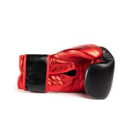 Boxing is Passion M3 Pro Velcro Metallic Red Leather Training Boxing Gloves